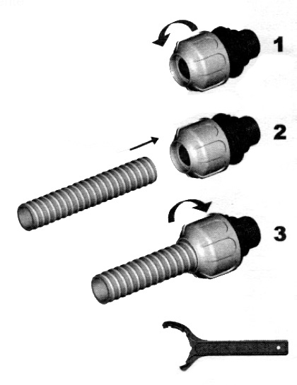 Conector de compresión